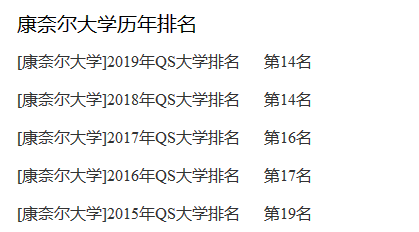 康奈爾大學(xué)世界排名第幾?在國(guó)內(nèi)認(rèn)可度如何?申請(qǐng)條件有哪些?